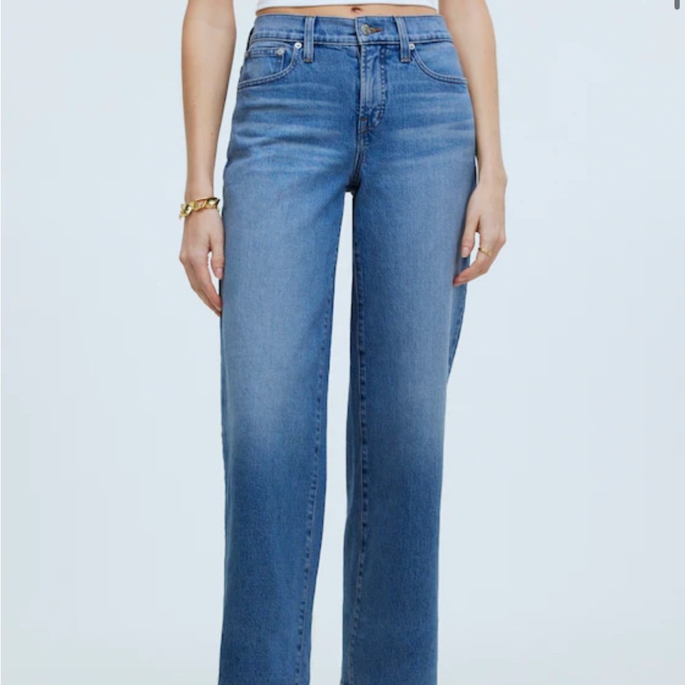 Madewell The Perfect Vintage Mid-Rise Wide-Leg Jean